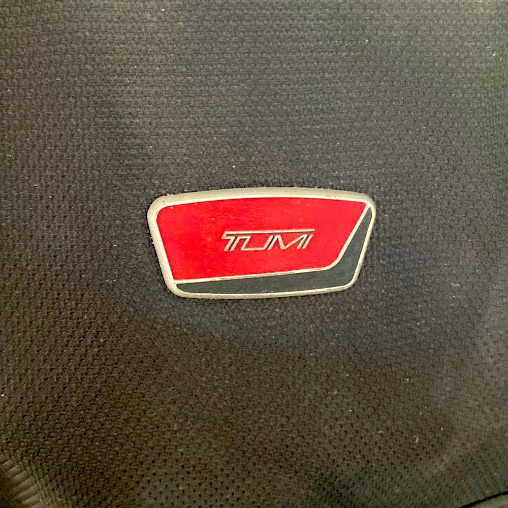 Tumi backpack w/ Ducati logo.